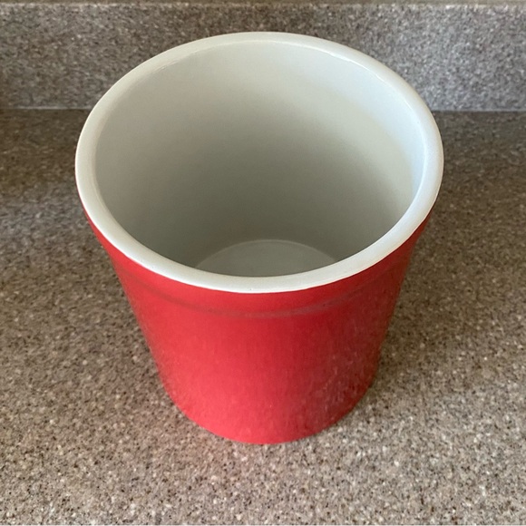 Stoneware Crock - Kitchen Utensil Holder - Picture 2 of 5